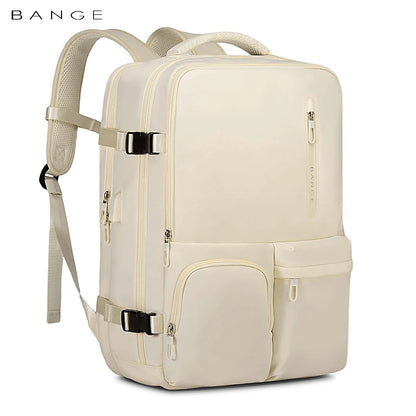 2023 Men's Backpack Men Business Travel Backpack Women School Expandable USB Bag Large Capacity 15.6 Laptop Waterproof Fashion