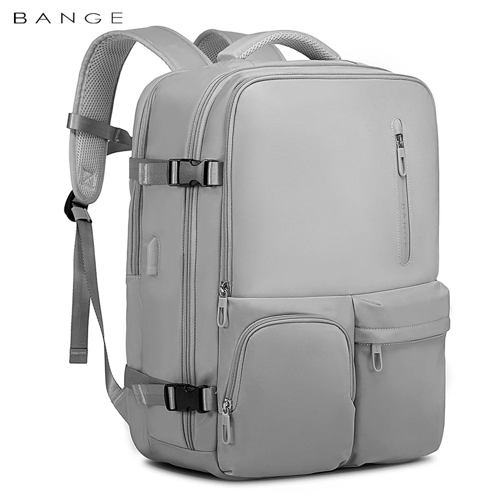 2023 Men's Backpack Men Business Travel Backpack Women School Expandable USB Bag Large Capacity 15.6 Laptop Waterproof Fashion