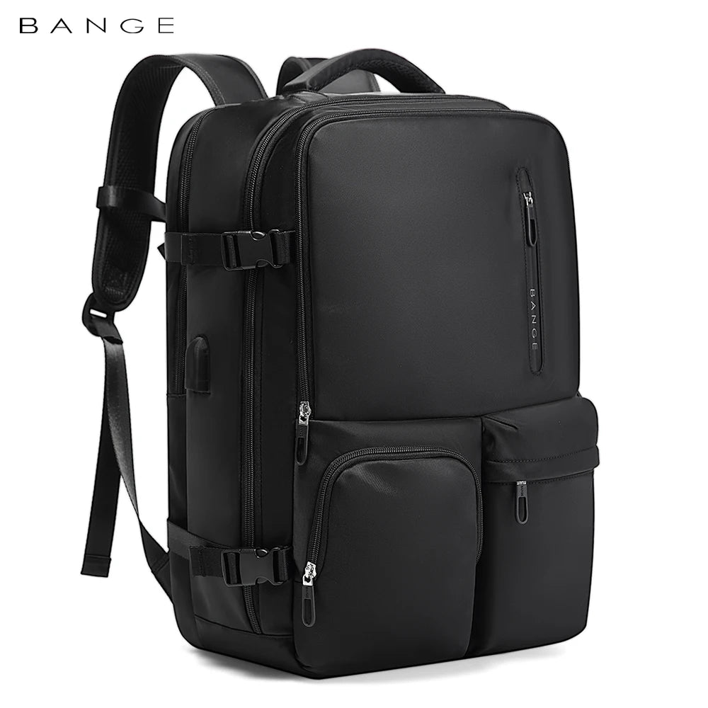 2023 Men's Backpack Men Business Travel Backpack Women School Expandable USB Bag Large Capacity 15.6 Laptop Waterproof Fashion