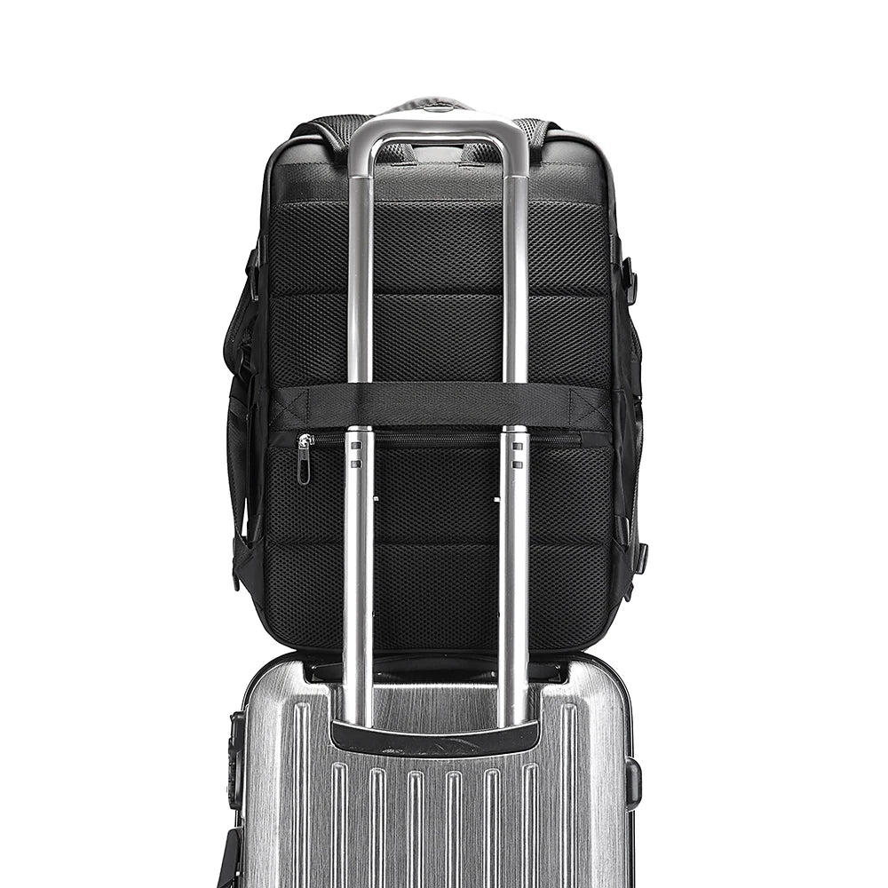 2023 Men's Backpack Men Business Travel Backpack Women School Expandable USB Bag Large Capacity 15.6 Laptop Waterproof Fashion