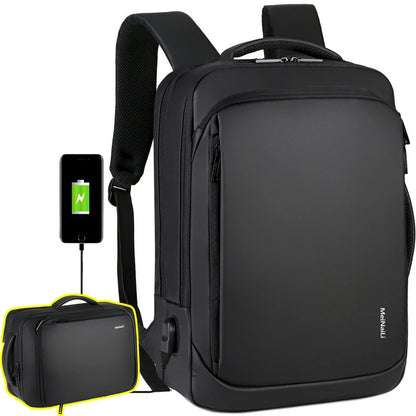2023 Mens USB Charging Backpack 14 15.6 inch Laptop Bags Male Business Bagpacks Waterproof Multifunctional Travel Bag mochila