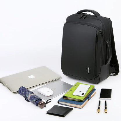 2023 Mens USB Charging Backpack 14 15.6 inch Laptop Bags Male Business Bagpacks Waterproof Multifunctional Travel Bag mochila