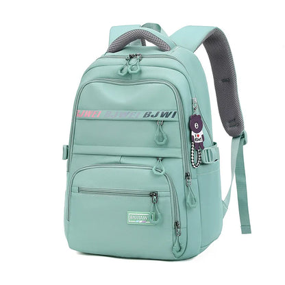 2023 Multi Pocket Nylon Backpack Travel Rucksack Cute Casual Daypack School Bag for Women Student Teenagers Shoolbags Bookbag
