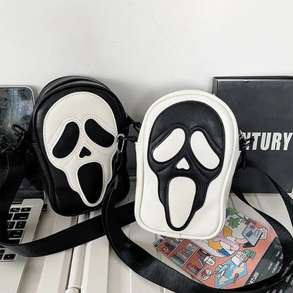 2023 NEW Casual Shoulder Bags Versatile Funny Bags Travel Bags Fashion Chest Bag Crossbody Bags for Teen Boy Girl GhostFace Bags