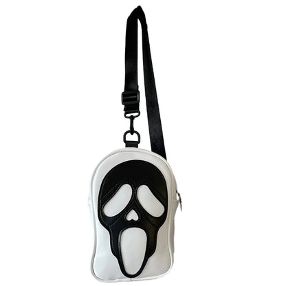 2023 NEW Casual Shoulder Bags Versatile Funny Bags Travel Bags Fashion Chest Bag Crossbody Bags for Teen Boy Girl GhostFace Bags