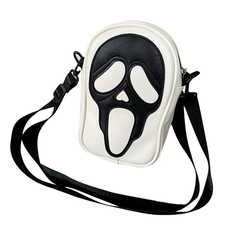 2023 NEW Casual Shoulder Bags Versatile Funny Bags Travel Bags Fashion Chest Bag Crossbody Bags for Teen Boy Girl GhostFace Bags