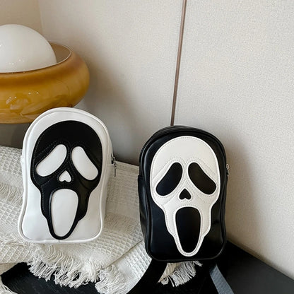 2023 NEW Casual Shoulder Bags Versatile Funny Bags Travel Bags Fashion Chest Bag Crossbody Bags for Teen Boy Girl GhostFace Bags