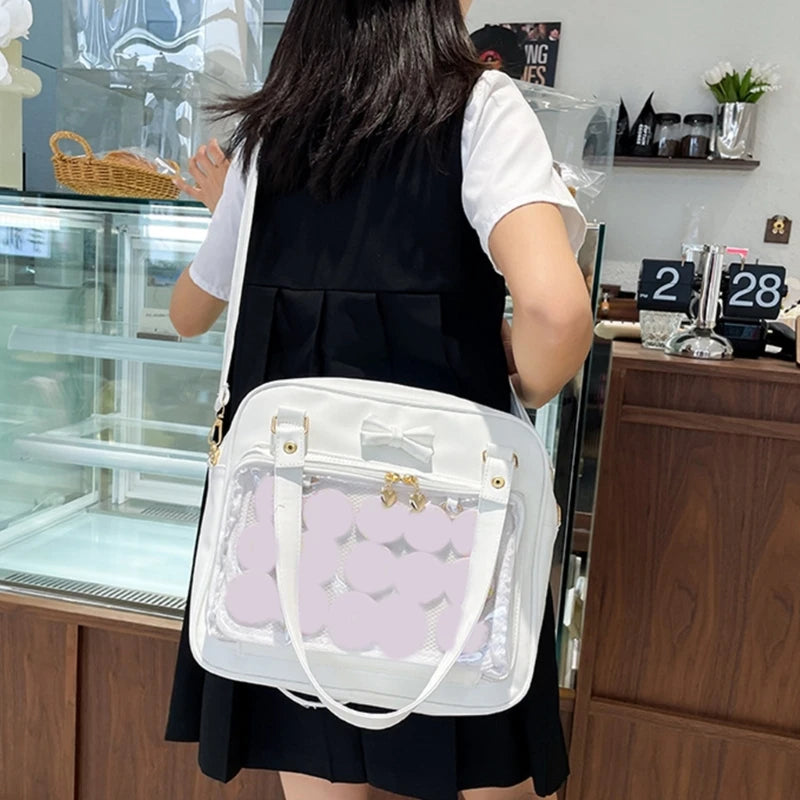 2023 NEW JK Uniform Handbag School Book Bag Crossbody Shoulder Bag Fashion Tote Bag for Girl Versatile Bag