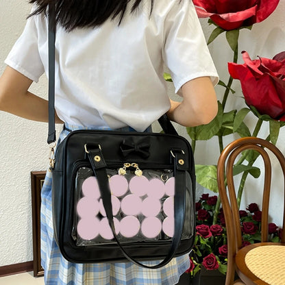 2023 NEW JK Uniform Handbag School Book Bag Crossbody Shoulder Bag Fashion Tote Bag for Girl Versatile Bag