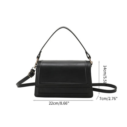 2023 NEW PU Flap Handbag Crossbody Bag Travel Bags Fashion Shoulder Bag Girl Women Trendy Bag Versatile Korean Style Bag