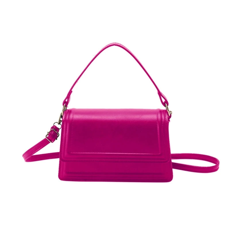 2023 NEW PU Flap Handbag Crossbody Bag Travel Bags Fashion Shoulder Bag Girl Women Trendy Bag Versatile Korean Style Bag
