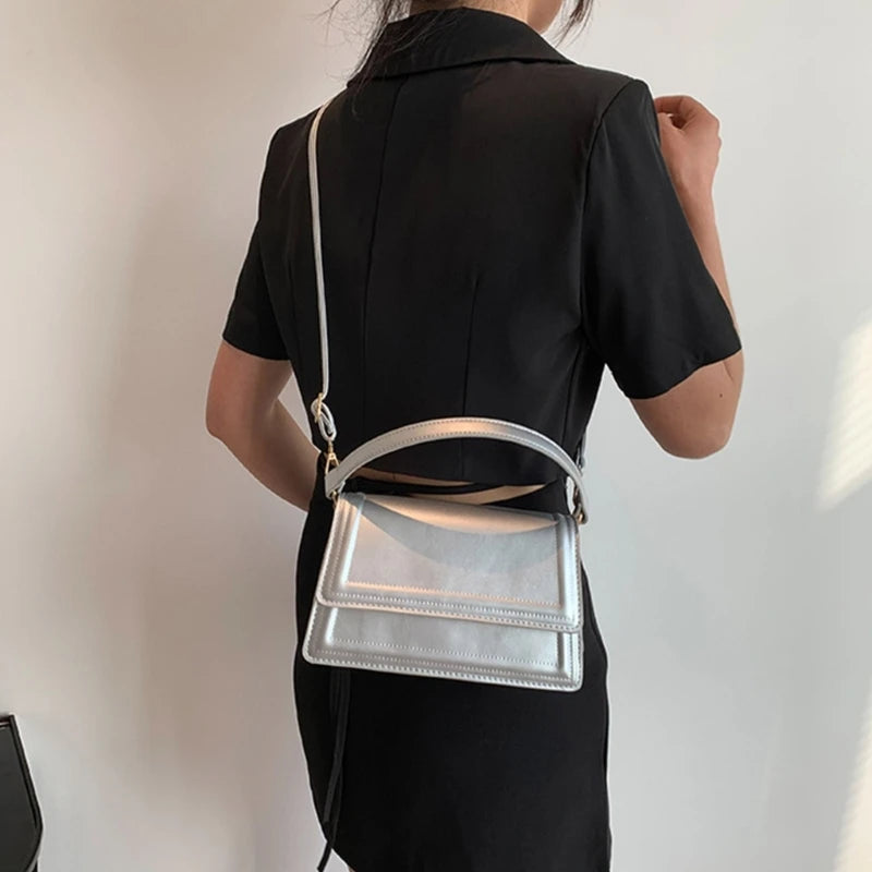 2023 NEW PU Flap Handbag Crossbody Bag Travel Bags Fashion Shoulder Bag Girl Women Trendy Bag Versatile Korean Style Bag