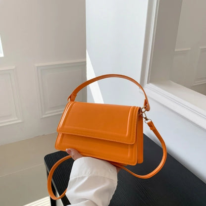 2023 NEW PU Flap Handbag Crossbody Bag Travel Bags Fashion Shoulder Bag Girl Women Trendy Bag Versatile Korean Style Bag
