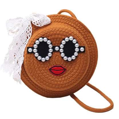 2023 NEW Woven Shoulder Bag for Girl Women Straw Woven Crossbody Bag Versatile Bag Trendy Bag Large Capacity Travel Bag
