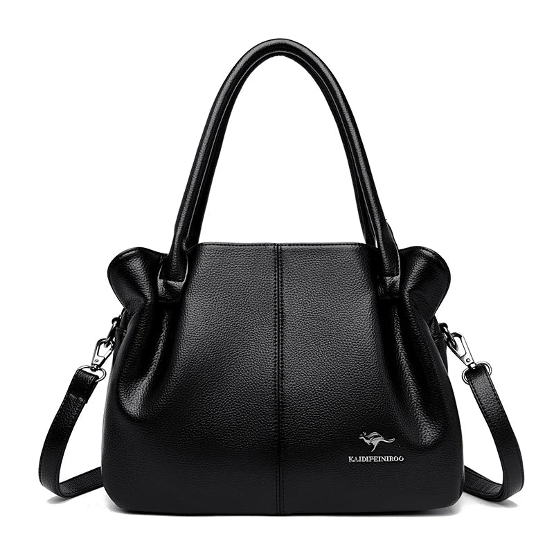 2023 New 3-Layer Large Capacity Tote Bag High Quality Leather Women Handbag Luxury Designer Handbags Brand Women's Shoulder Bags