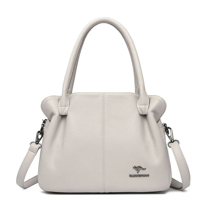 2023 New 3-Layer Large Capacity Tote Bag High Quality Leather Women Handbag Luxury Designer Handbags Brand Women's Shoulder Bags