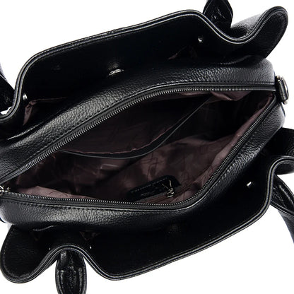 2023 New 3-Layer Large Capacity Tote Bag High Quality Leather Women Handbag Luxury Designer Handbags Brand Women's Shoulder Bags