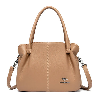 2023 New 3-Layer Large Capacity Tote Bag High Quality Leather Women Handbag Luxury Designer Handbags Brand Women's Shoulder Bags