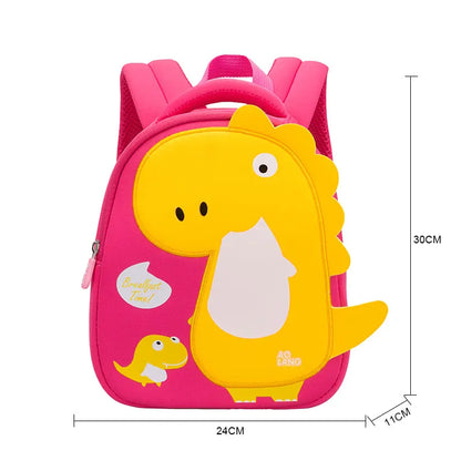 2023 New 3D Cartoon Dinosaur School Bags Cute Kids Bag Toddler Boys Backpacks Kindergarten Children Pack Mochila Infantil