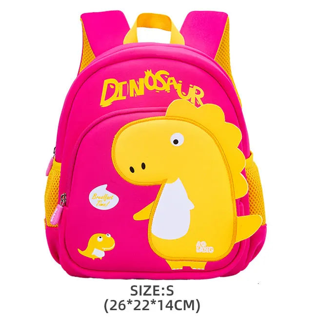 2023 New 3D Cartoon Dinosaur School Bags Cute Kids Bag Toddler Boys Backpacks Kindergarten Children Pack Mochila Infantil