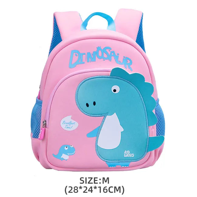 2023 New 3D Cartoon Dinosaur School Bags Cute Kids Bag Toddler Boys Backpacks Kindergarten Children Pack Mochila Infantil