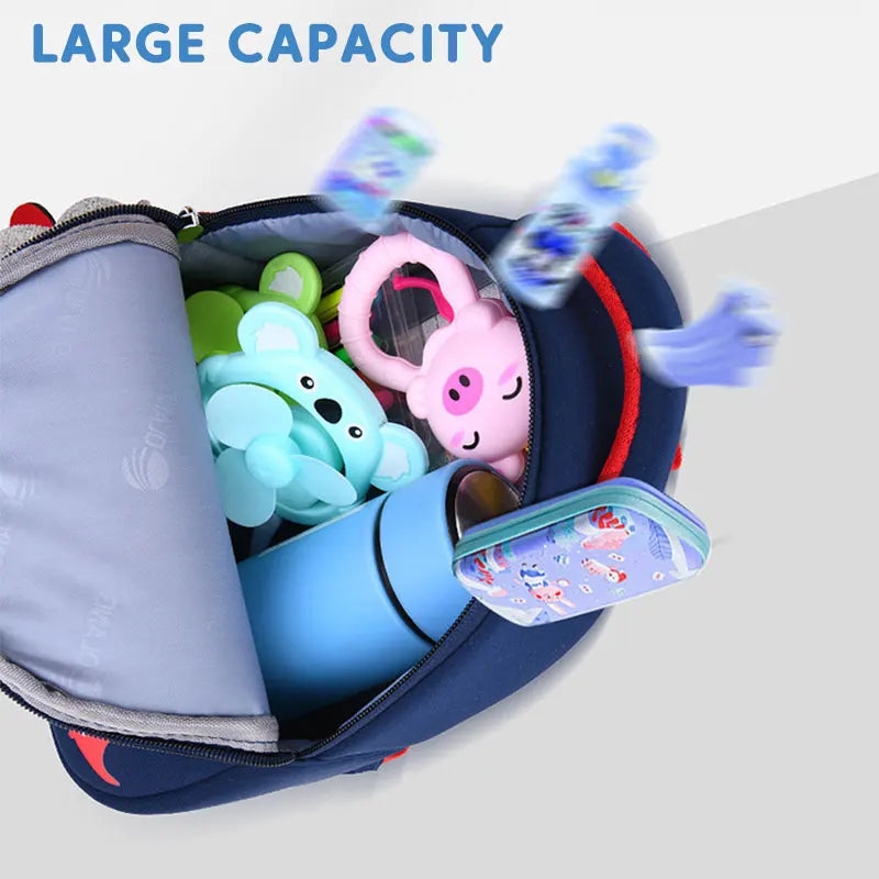 2023 New 3D Cartoon Dinosaur School Bags Cute Kids Bag Toddler Boys Backpacks Kindergarten Children Pack Mochila Infantil
