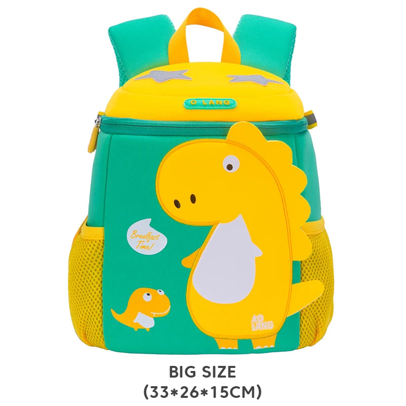 2023 New 3D Cartoon Dinosaur School Bags Cute Kids Bag Toddler Boys Backpacks Kindergarten Children Pack Mochila Infantil