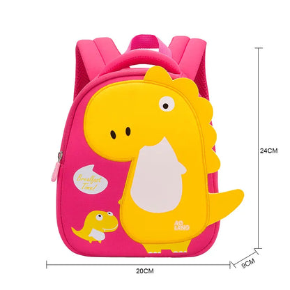 2023 New 3D Cartoon Dinosaur School Bags Cute Kids Bag Toddler Boys Backpacks Kindergarten Children Pack Mochila Infantil