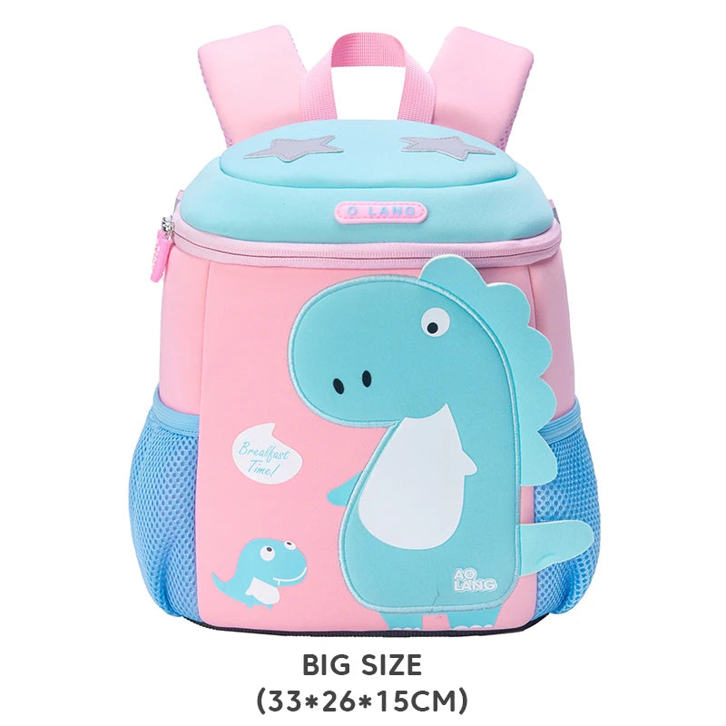 2023 New 3D Cartoon Dinosaur School Bags Cute Kids Bag Toddler Boys Backpacks Kindergarten Children Pack Mochila Infantil