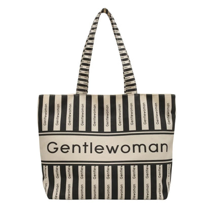 2023 New Canvas High-capacity Top-handle Bag For Women Travel Trend  Female Shoulder Bag Fashion Ladies Handbag