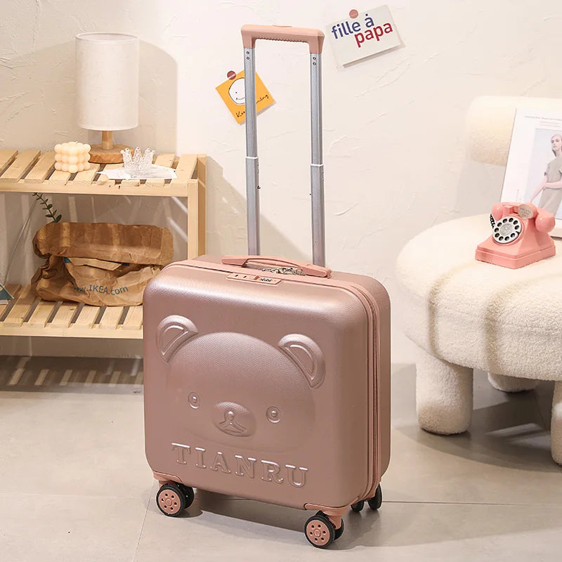 2023 New Cartoon Travel Suitcase with Hand bag 20 inch Girls Trolley Bag Fashion Women Suitcase Rolling Luggage set