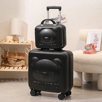 2023 New Cartoon Travel Suitcase with Hand bag 20 inch Girls Trolley Bag Fashion Women Suitcase Rolling Luggage set