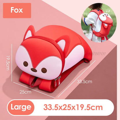 2023 New Children School Backpacks Cartoon Lion Kids School Bags for Girls Boys Toddler Child Animals Backpacks Mochila Escolar