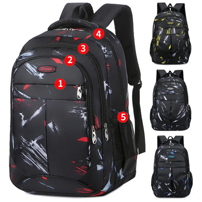 2023 New Children School Bags Men's laptop Backpack Schoolbag For Teenager Boys Big Waterproof Backpacks Book Bag Mochila
