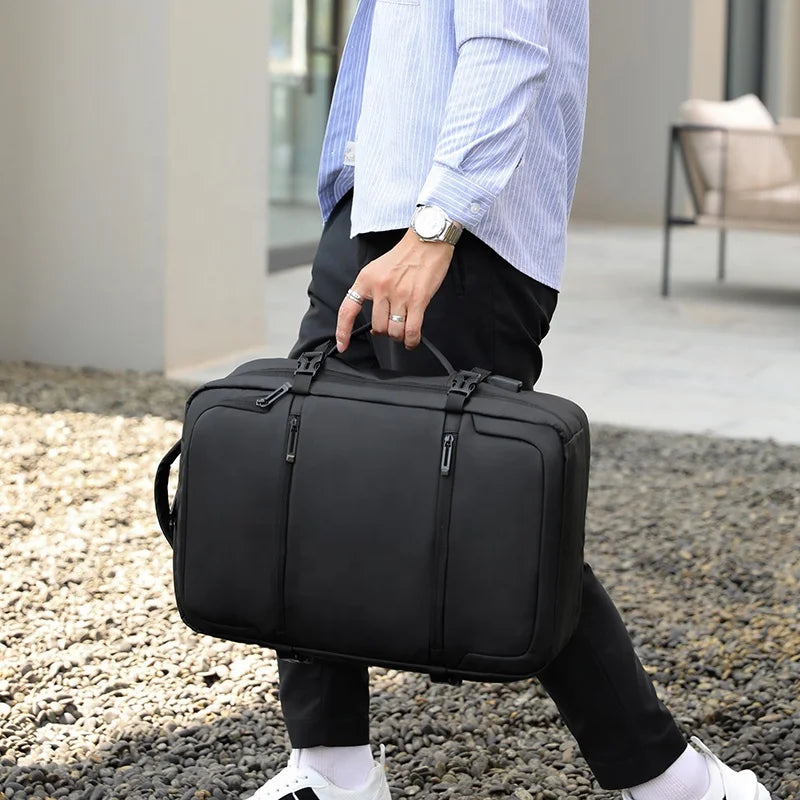 2023 New Fashion 15.6 Inch Laptop Backpacks Men Multifunctional Waterproof Backpacks Male Usb Charging Travel Bagpack
