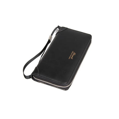 2023 New Fashion Men Clutch Bag PU Large Capacity Cell Phone Pocket Passport Pack Multifunction Wallet For Boys Clip Wrist Bag