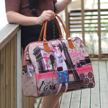 2023 New Fashion Waterproof Women Travel Bag Large Capacity Portable Bag Travel Luggage Tote