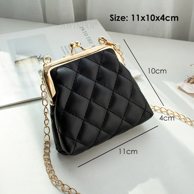 2023 New Fashion Women's Messenger Bags Mini Chain Mobile Phone Bag Trend Female Single Shoulder Bag Purse Designer Luxury Bolso