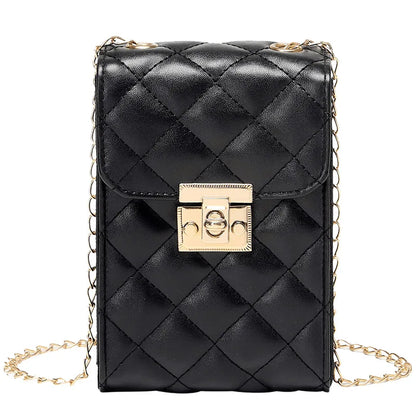 2023 New Fashion Women's Messenger Bags Mini Chain Mobile Phone Bag Trend Female Single Shoulder Bag Purse Designer Luxury Bolso