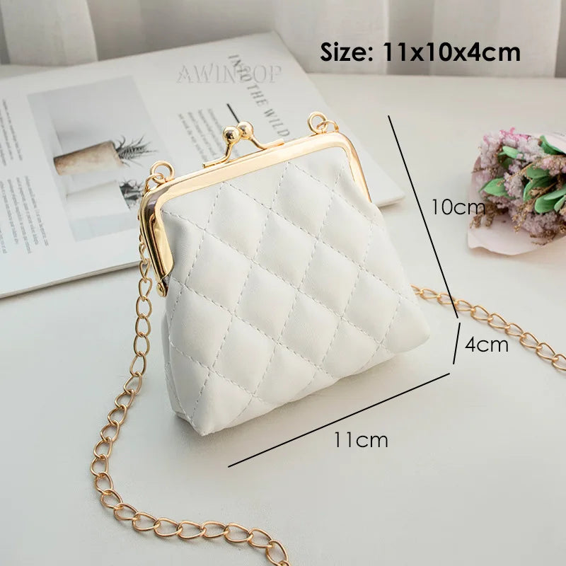 2023 New Fashion Women's Messenger Bags Mini Chain Mobile Phone Bag Trend Female Single Shoulder Bag Purse Designer Luxury Bolso