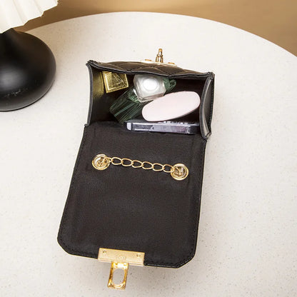 2023 New Fashion Women's Messenger Bags Mini Chain Mobile Phone Bag Trend Female Single Shoulder Bag Purse Designer Luxury Bolso