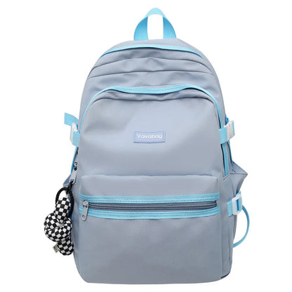 2023 New Female Male Big BookBag Girl Boy Laptop College Backpack Lady Men Travel Leisure Student Packet Women Nylon School Bags