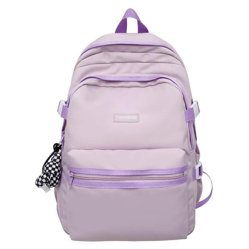2023 New Female Male Big BookBag Girl Boy Laptop College Backpack Lady Men Travel Leisure Student Packet Women Nylon School Bags