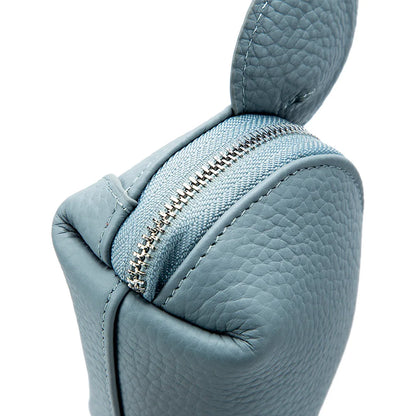 2023 New Genuine Leather Cute Coins Purse for Girls Women Cartoon Big Ears Mouse Storage Bag Small Coins Wallet Lady Sweet Purse