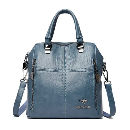 2023 New High Quality Leather Backpack Women Shoulder Bags Multifunction Travel Backpack School Bags for Girls Bagpack Mochila