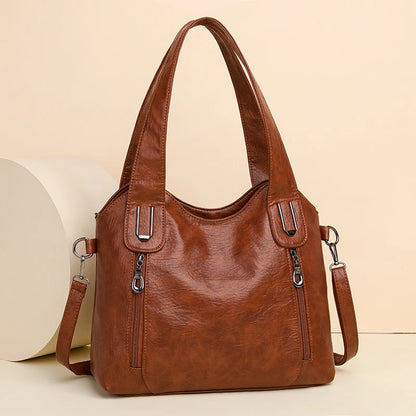2023 New High Quality pu Leather Women Bag Luxury Designer Shoulder Bag Purses Women Multi-pocket Crossbody Messenger Bag Sac