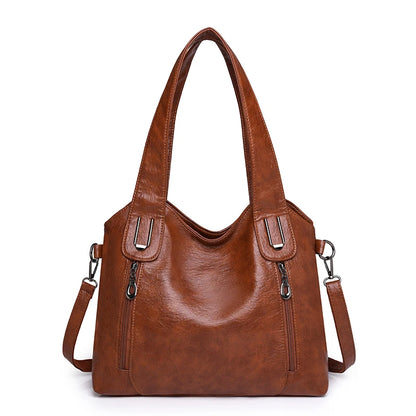2023 New High Quality pu Leather Women Bag Luxury Designer Shoulder Bag Purses Women Multi-pocket Crossbody Messenger Bag Sac