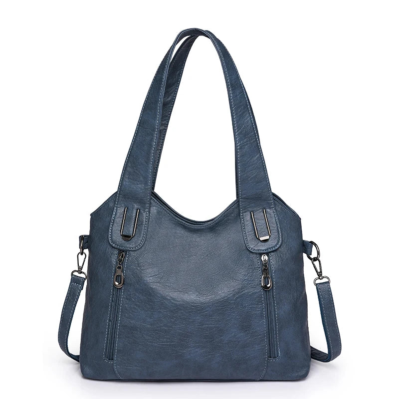 2023 New High Quality pu Leather Women Bag Luxury Designer Shoulder Bag Purses Women Multi-pocket Crossbody Messenger Bag Sac