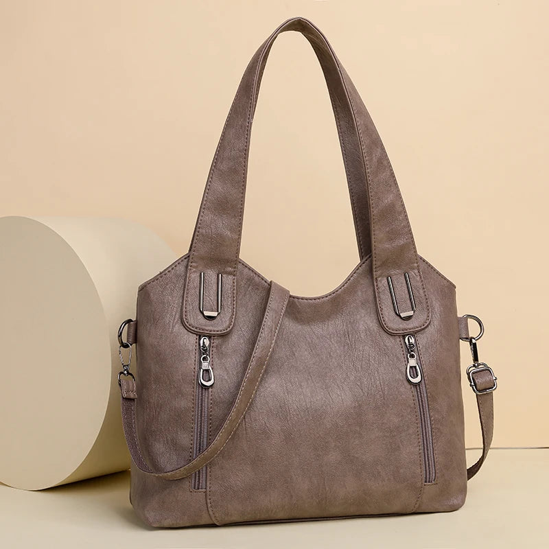 2023 New High Quality pu Leather Women Bag Luxury Designer Shoulder Bag Purses Women Multi-pocket Crossbody Messenger Bag Sac