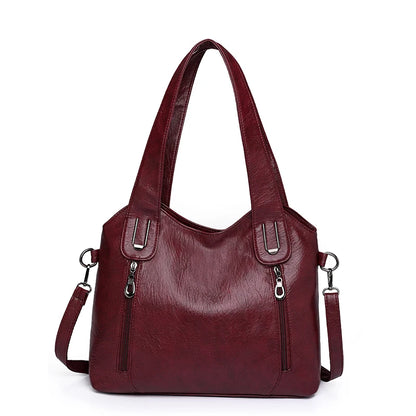 2023 New High Quality pu Leather Women Bag Luxury Designer Shoulder Bag Purses Women Multi-pocket Crossbody Messenger Bag Sac
